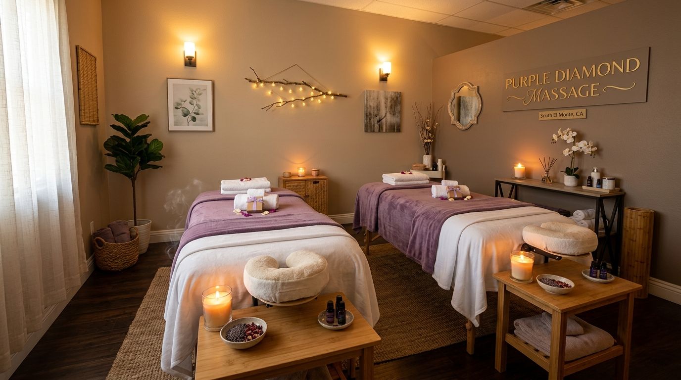 Illustration of purple diamond massage, massage spa in South El Monte, CA, photo 4 of 6