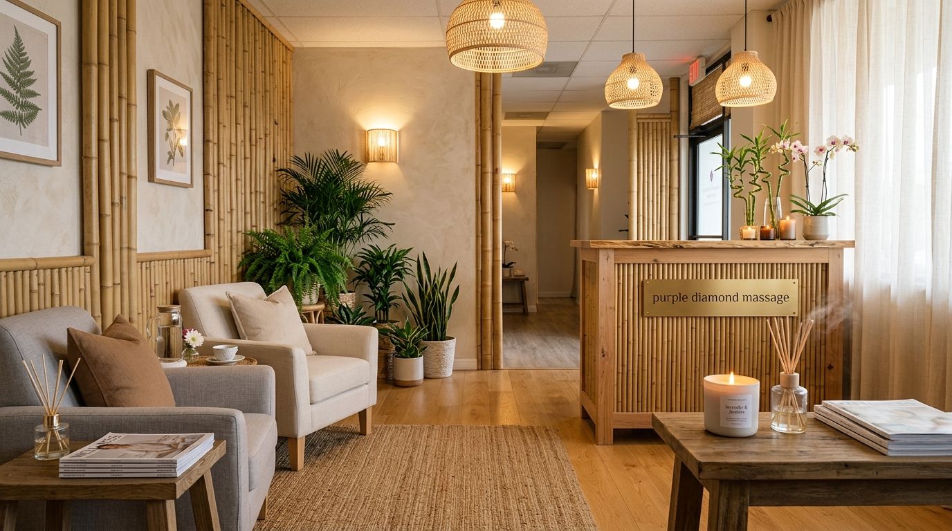 Illustration of purple diamond massage, massage spa in South El Monte, CA, photo 6 of 6